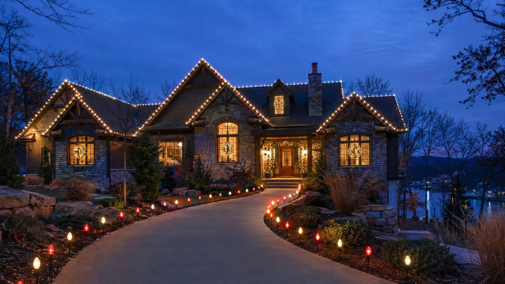 Professional Christmas lighting design 5